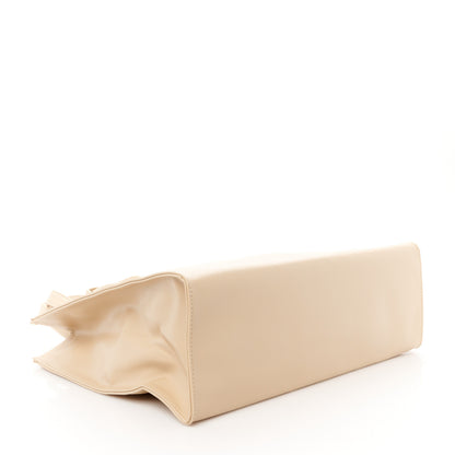 Telfar Vegan Leather Medium Shopping Bag Cream 4 of 10