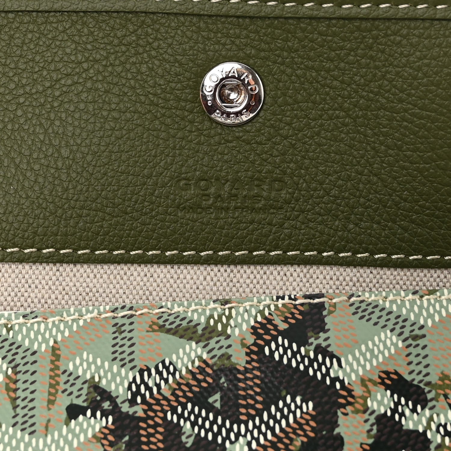 Goyard Goyardine Saint Louis Canopée PM Khaki 7 of 12
