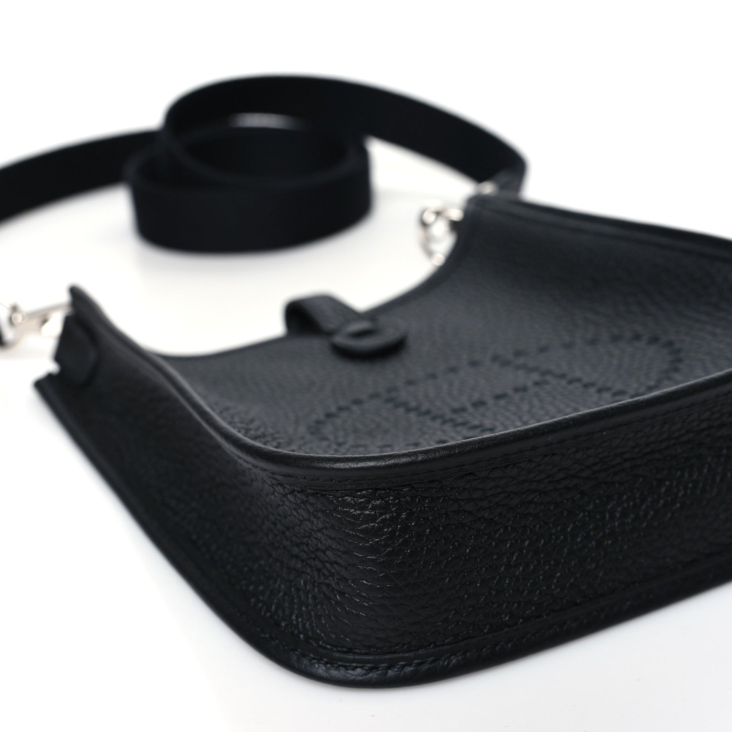 Hermes Taurillon Clemence Evelyne TPM Black 9 of 11