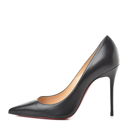 Christian Louboutin Shiny Nappa Decollete 554 100 Pumps 39 Black 1 of 15