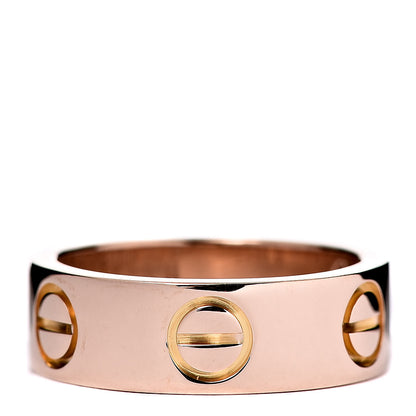 Cartier 18K Pink Gold 5.5mm LOVE Ring 45 3.25 3 of 5