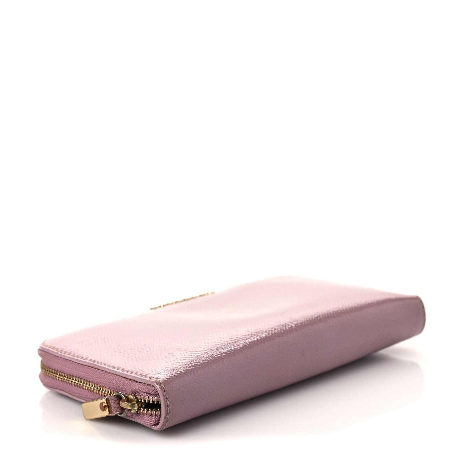 London Calfskin Zip Around Wallet Pink