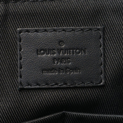 Louis Vuitton Calfskin Aerogram Messenger Black 6 of 9