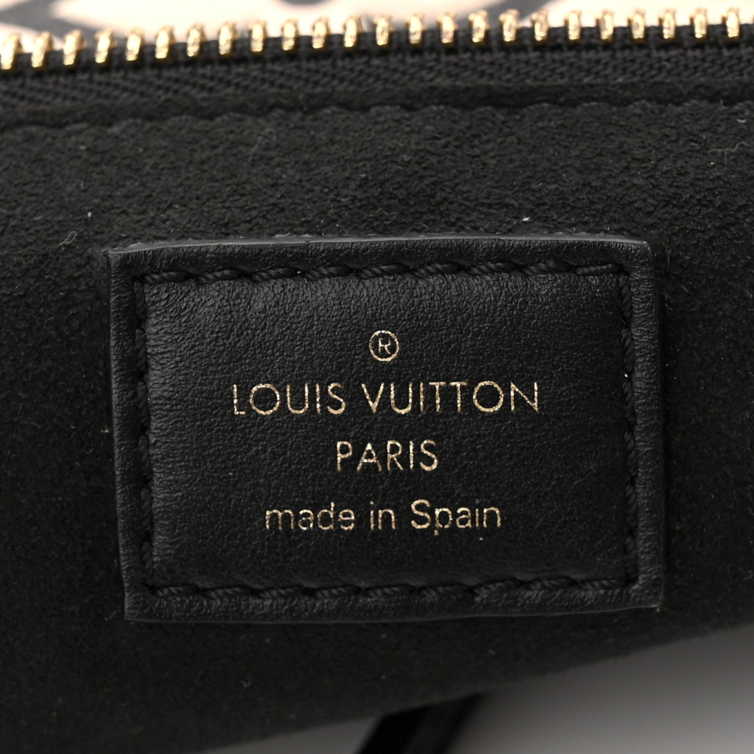 Louis Vuitton Empreinte Monogram Giant Broderies Neverfull MM Cream Black 6 of 12