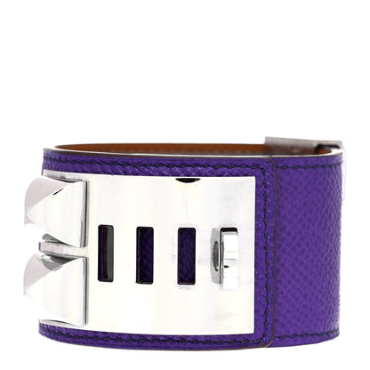 Hermes Epsom Collier de Chien CDC Bracelet S Crocus 3 of 6