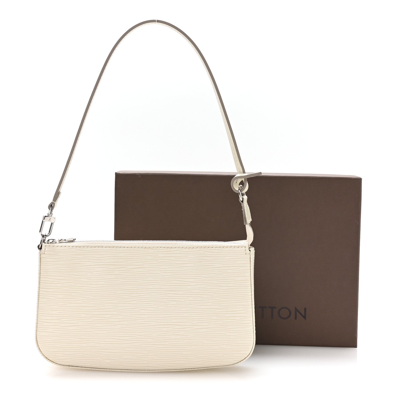 Louis Vuitton Epi Pochette Accessories NM Ivory 11 of 11