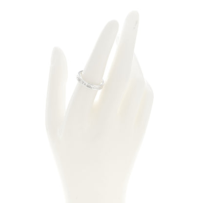 Tiffany Sterling Silver Narrow 1837 Band Ring 54 7 2 of 4