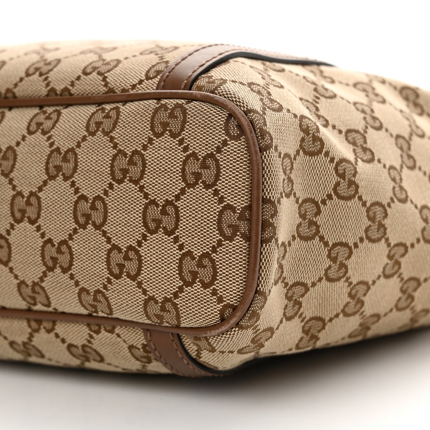 GG Supreme Monogram Medium Joy Tote Brown