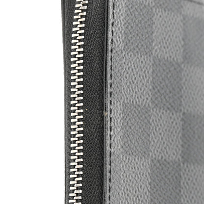Louis Vuitton Damier Graphite Zippy Coin Purse Vertical 8 of 9
