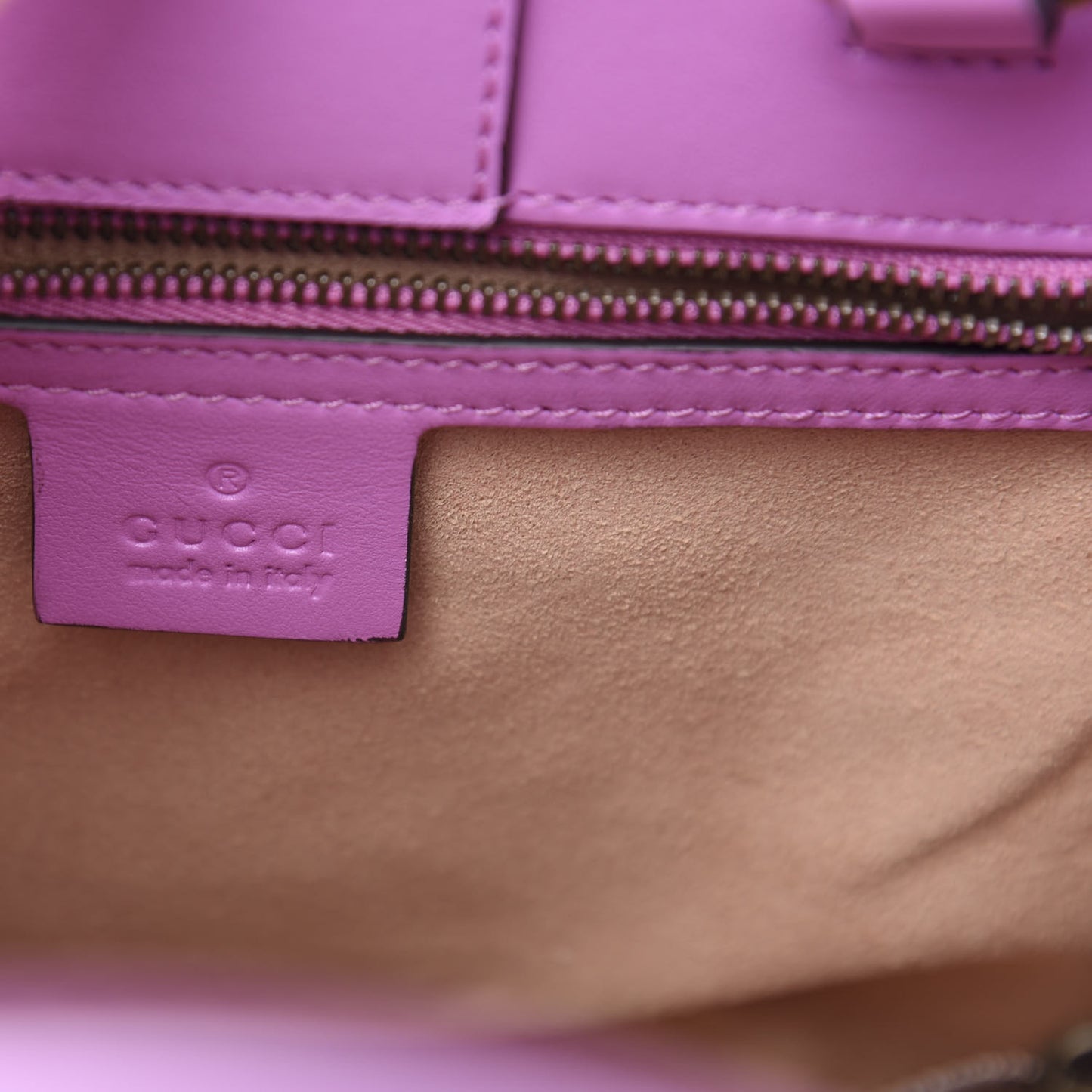 Calfskin Matelasse Small GG Marmont Tote Candy Mousse