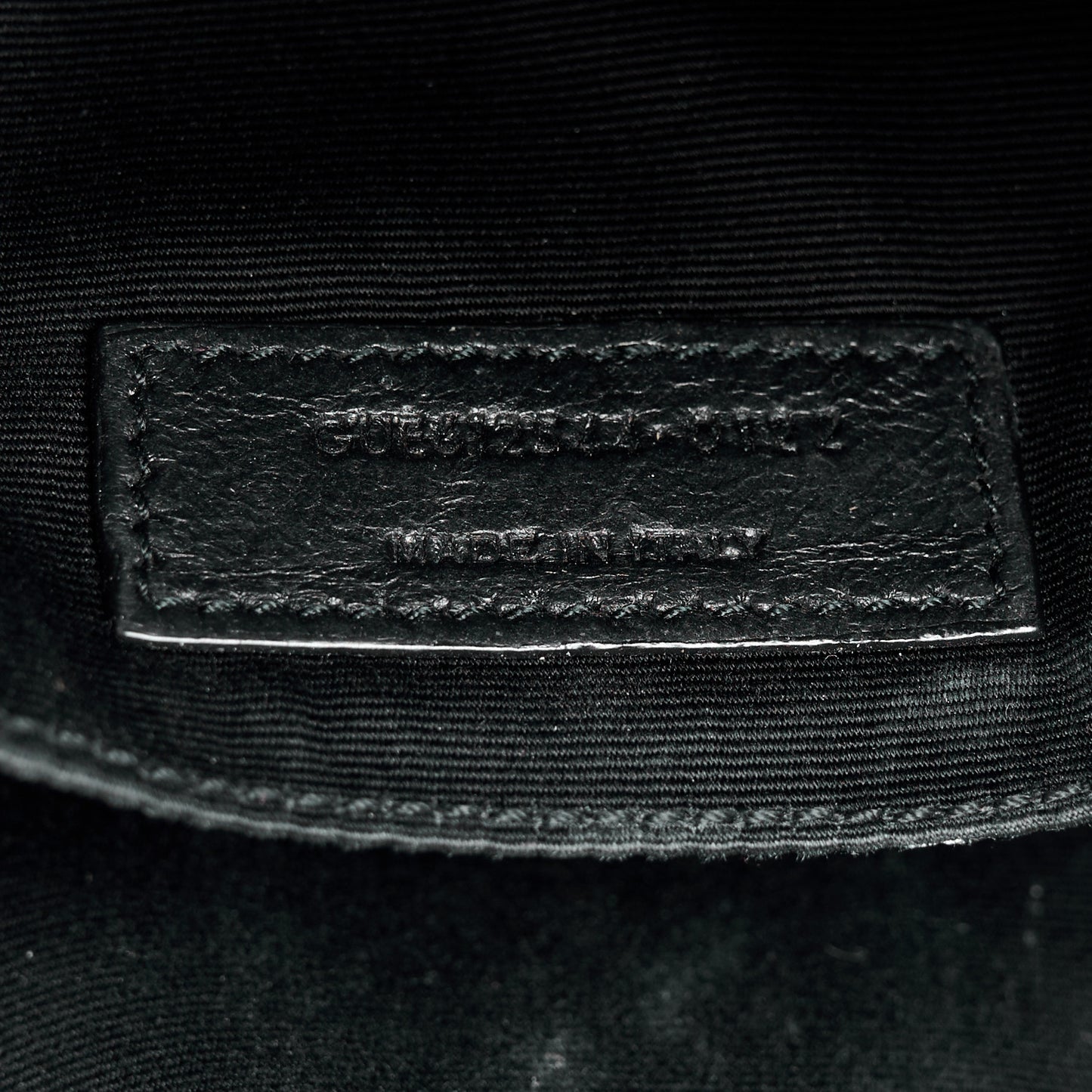 Calfskin Matelasse Monogram Lou Camera Bag Black