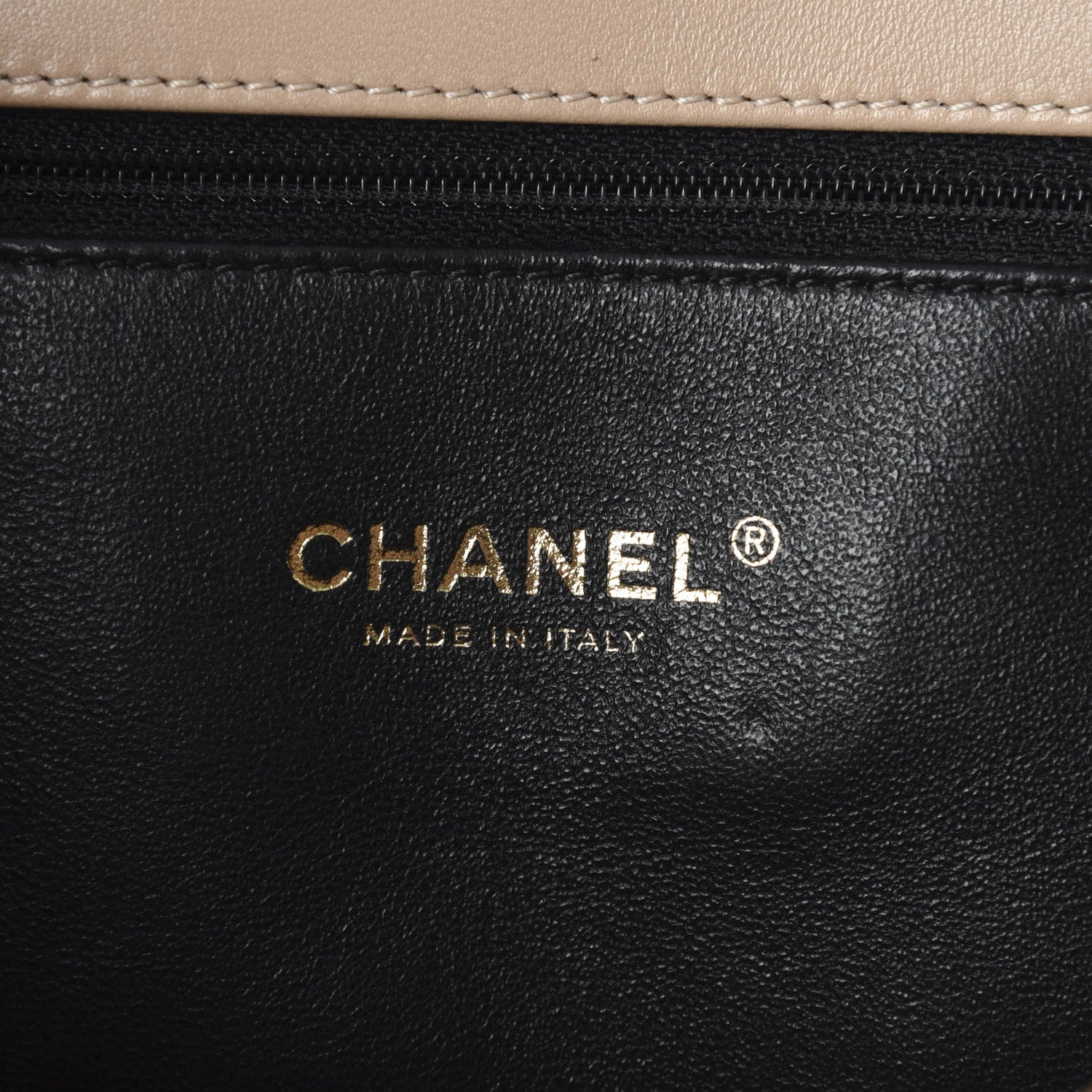 Chanel Caviar Quilted Small CC Filigree Flap Beige Black 7 of 10