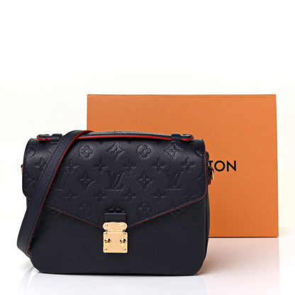 Louis Vuitton Empreinte Pochette Metis Marine Rouge 9 of 9