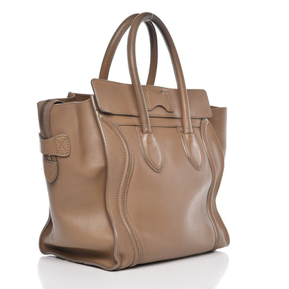 Celine Smooth Calfskin Mini Luggage Camel 3 of 17
