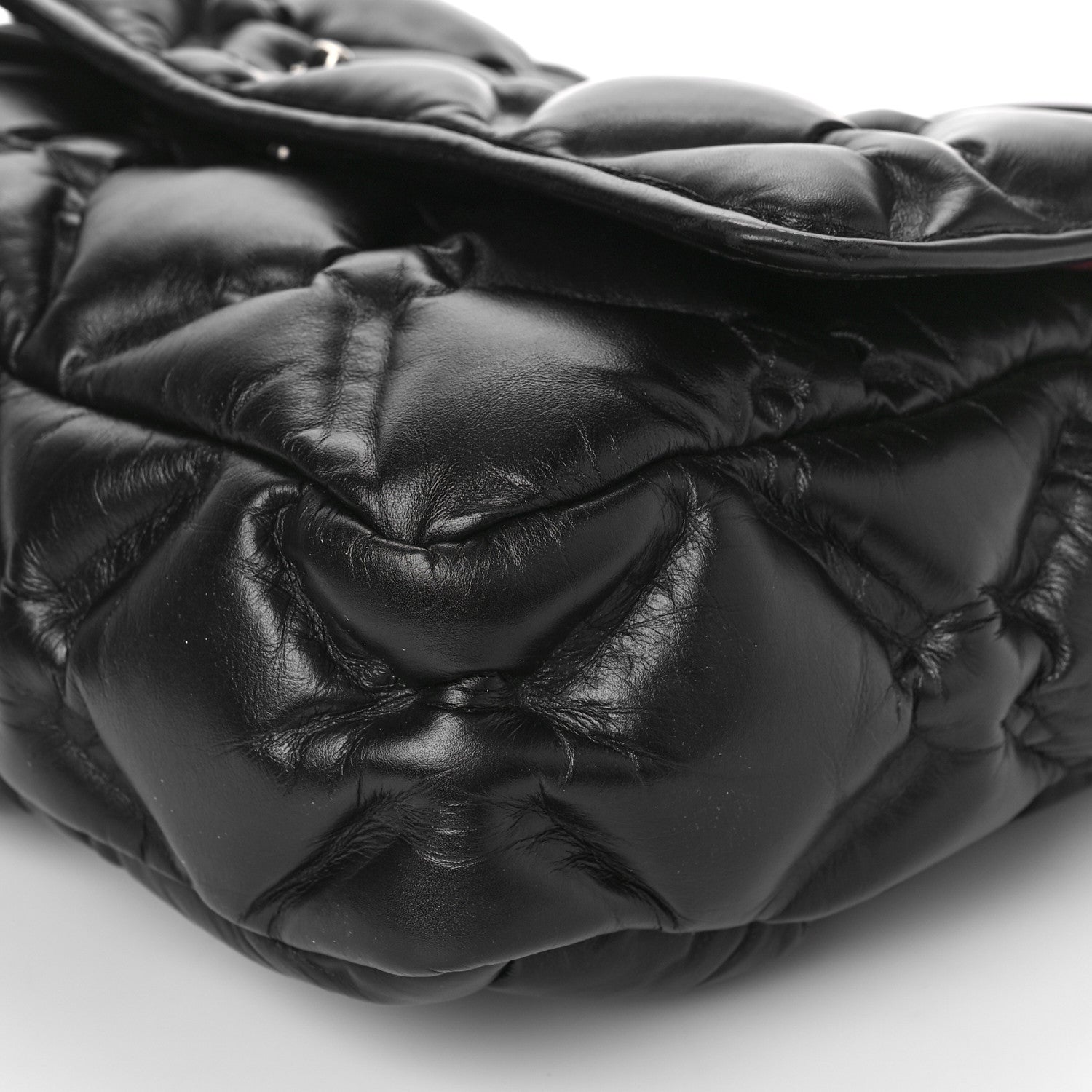 Chanel Calfskin Quilted Large Chesterfield Flap Black 9 of 9