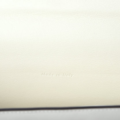 Celine Natural Calfskin Bicolor Clutch White Claycourt 5 of 7