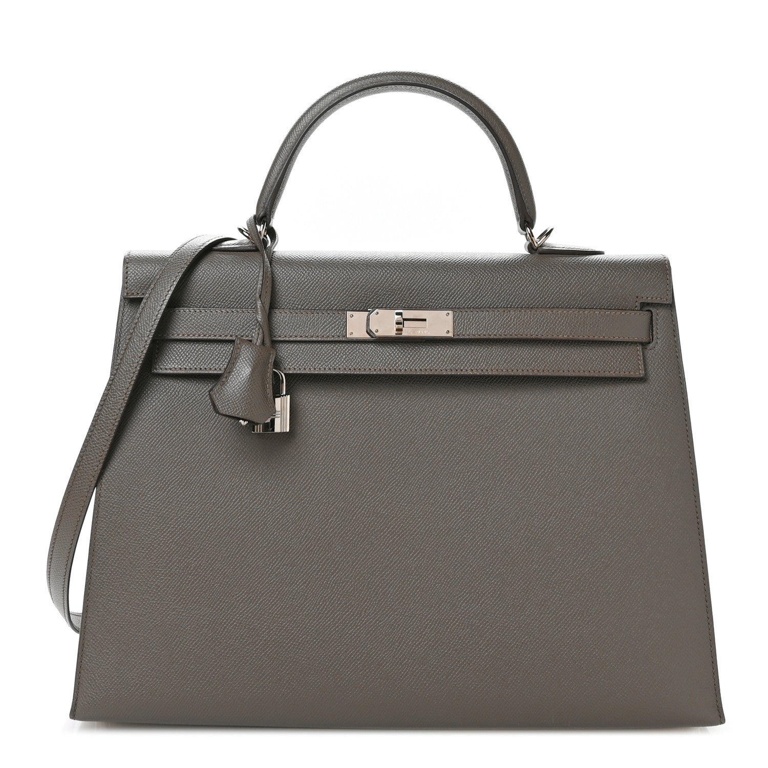 Hermes Epsom Kelly Sellier 35 Etain 1 of 16