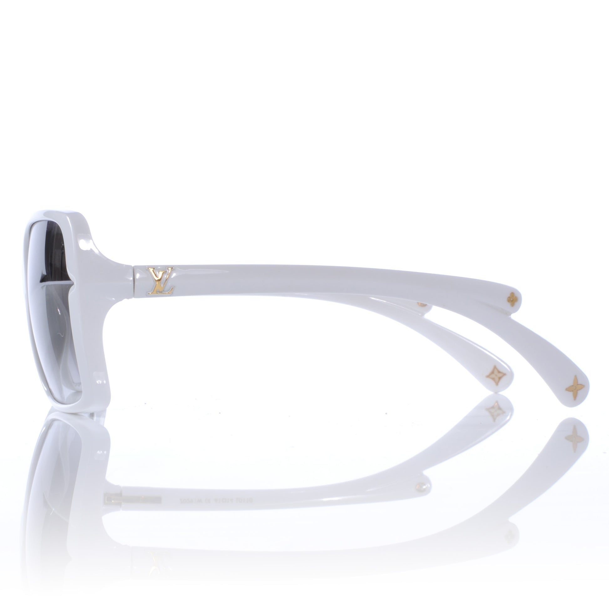 Louis Vuitton Flore Carre Sunglasses White 3 of 6