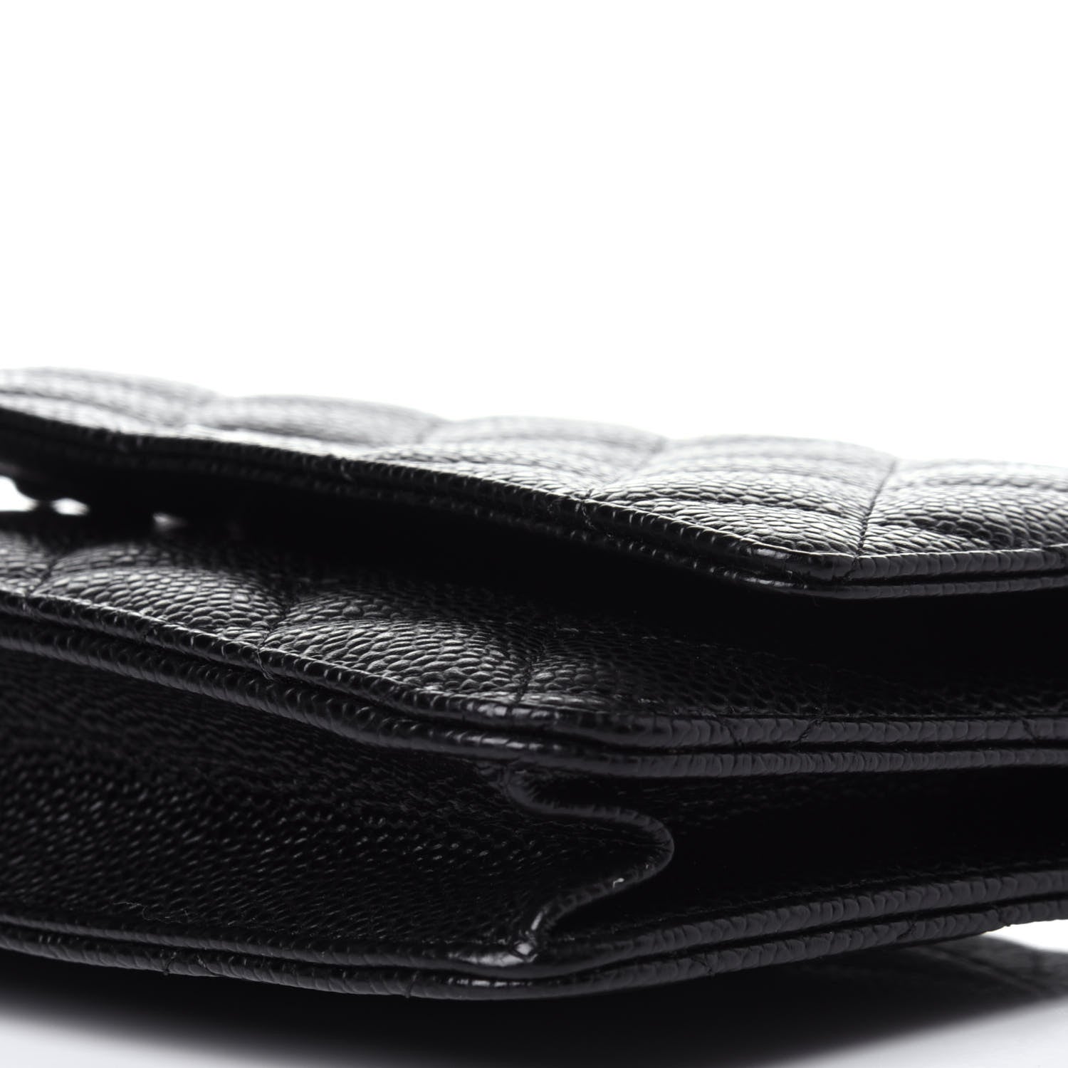 Chanel Caviar Quilted Wallet On Chain WOC Black 10 of 12