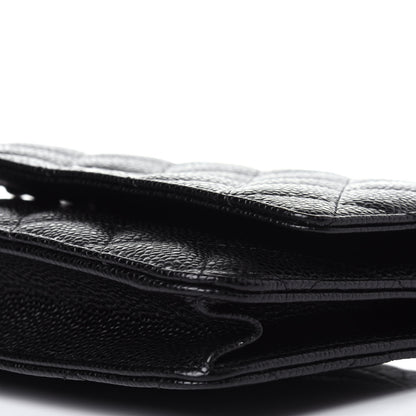 Chanel Caviar Quilted Wallet On Chain WOC Black 10 of 12