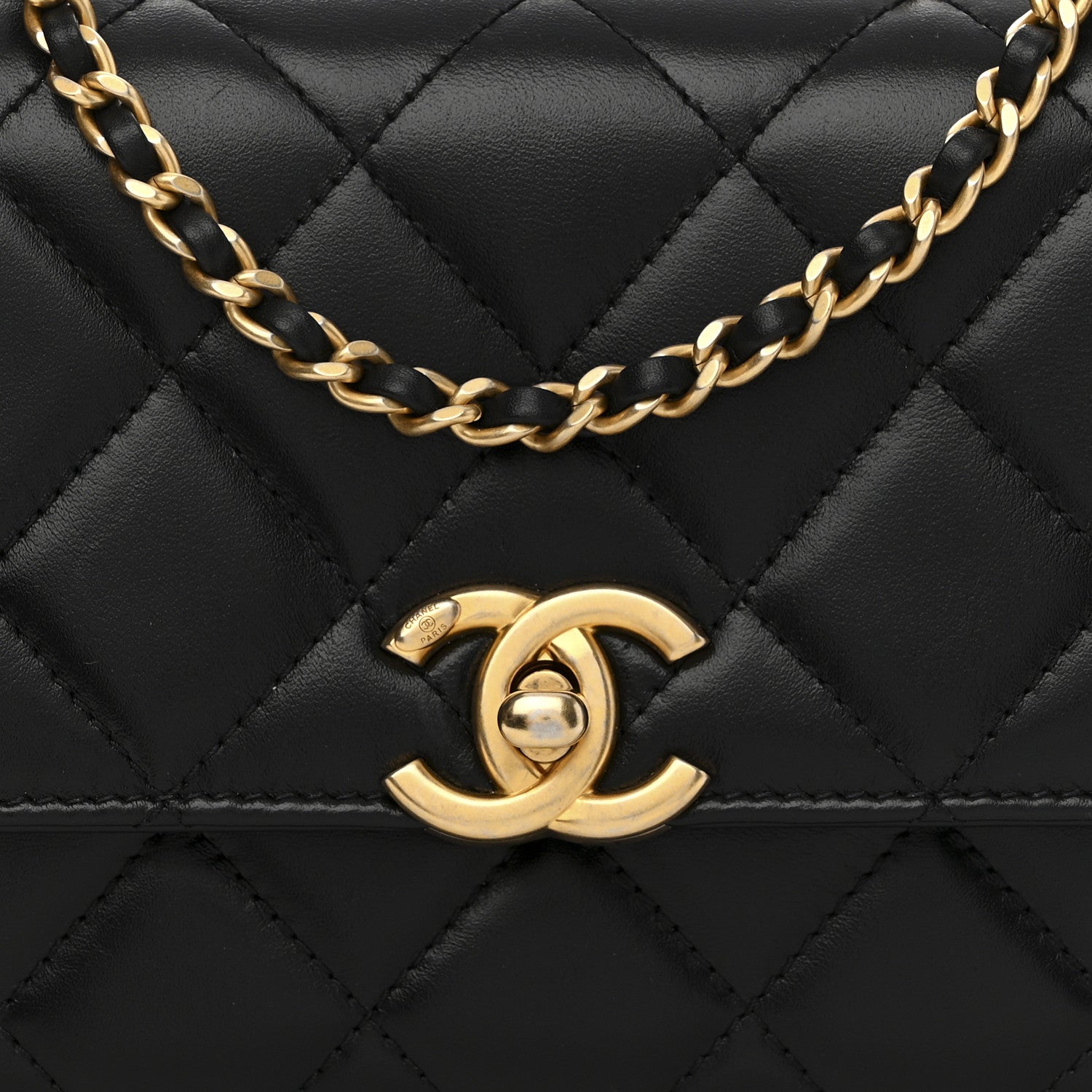 Chanel Calfskin Quilted Mini Perfect Fit Flap Black 8 of 10