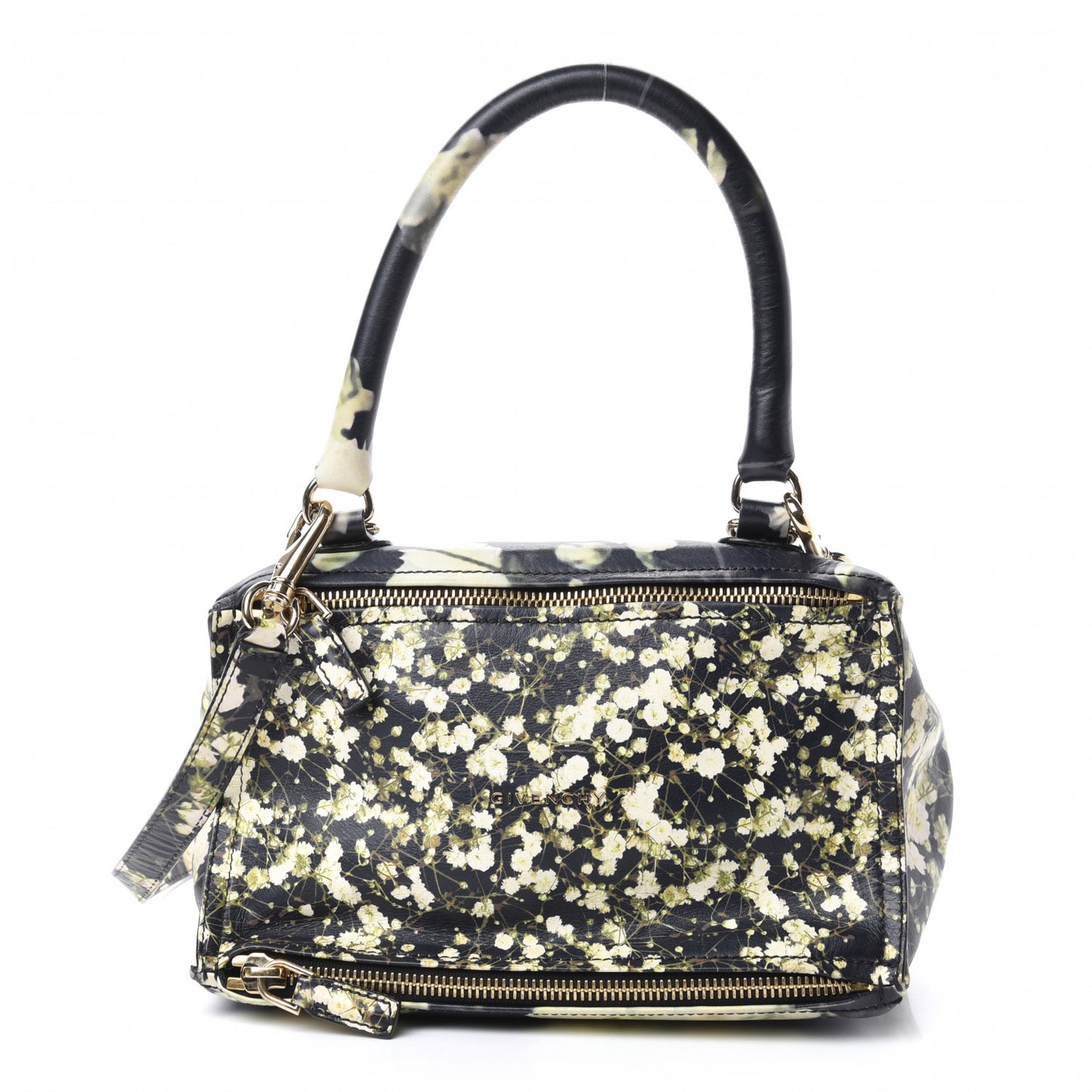 Lambskin Baby's Breath Print Medium Pandora Black