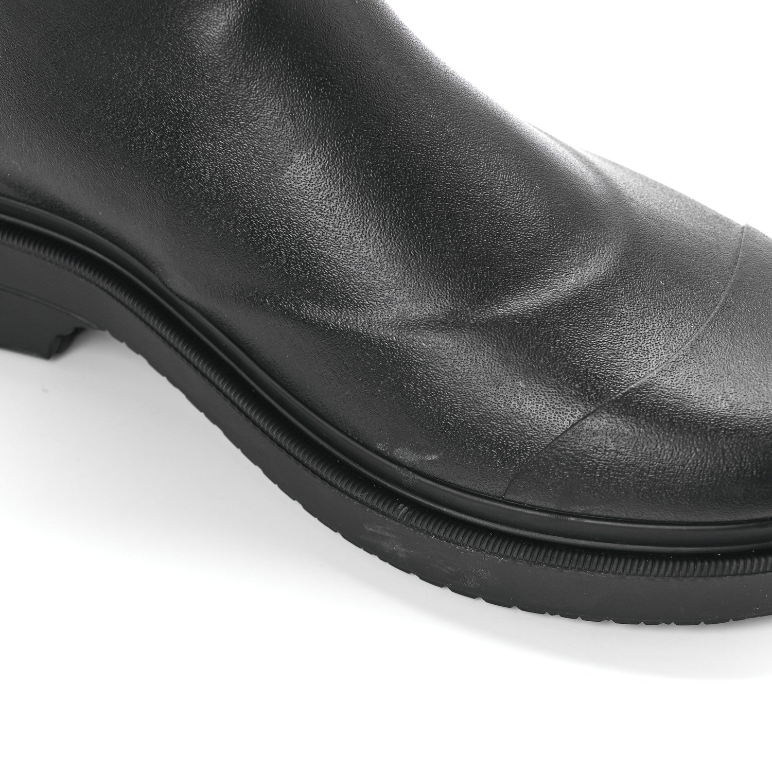 Chanel Caoutchouk CC High Boots 39 Black 10 of 11
