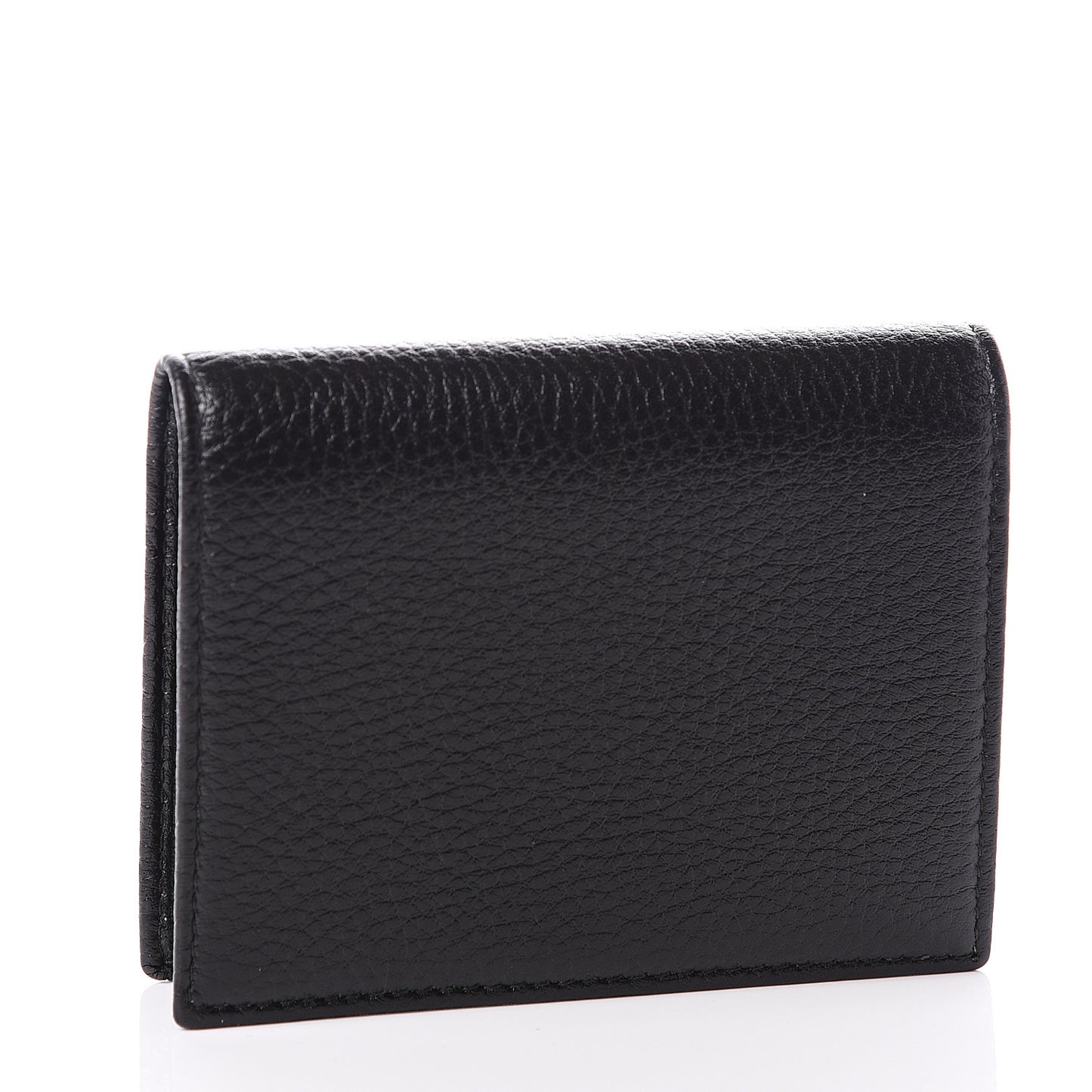 Vitello Grain Bi-Fold Wallet Black