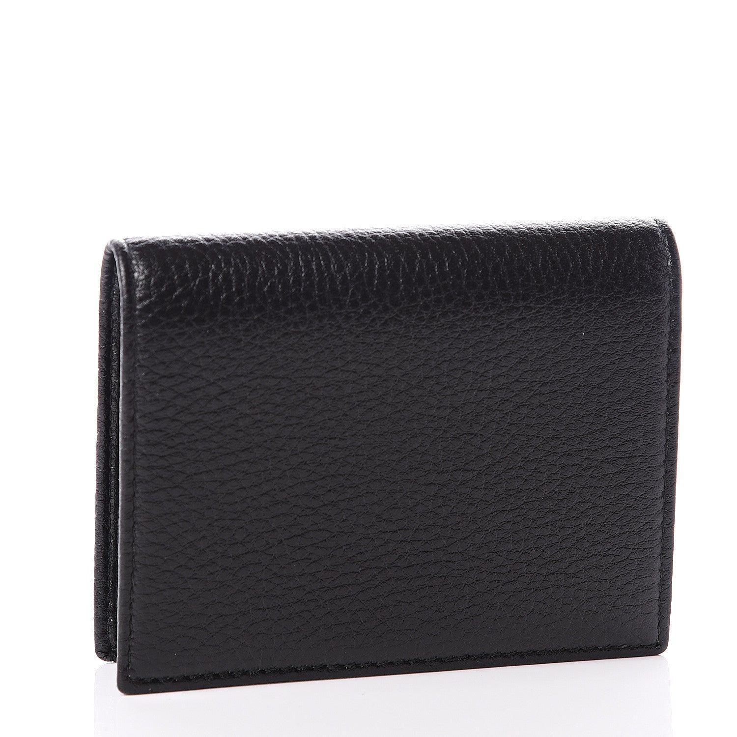 Prada Vitello Grain Bi-Fold Wallet Black 2 of 8