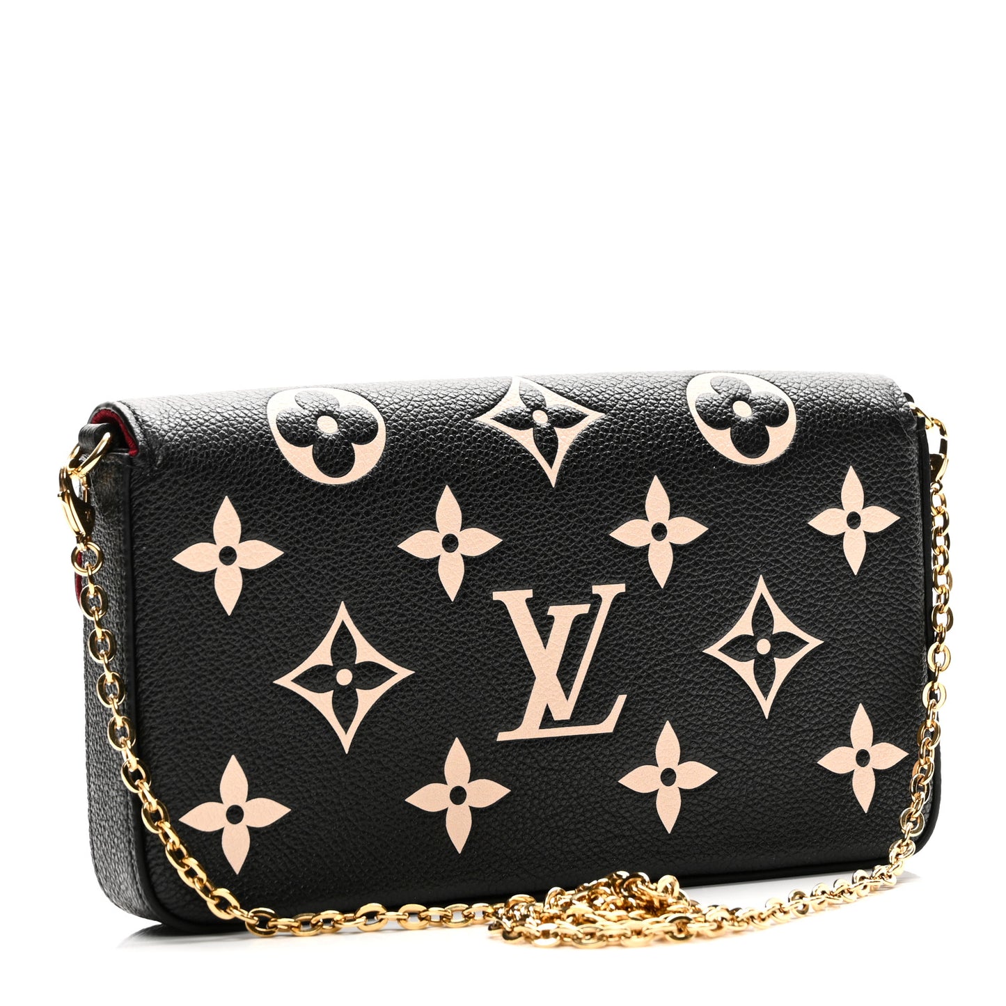 Empreinte Monogram Giant Felicie Pochette Black Beige