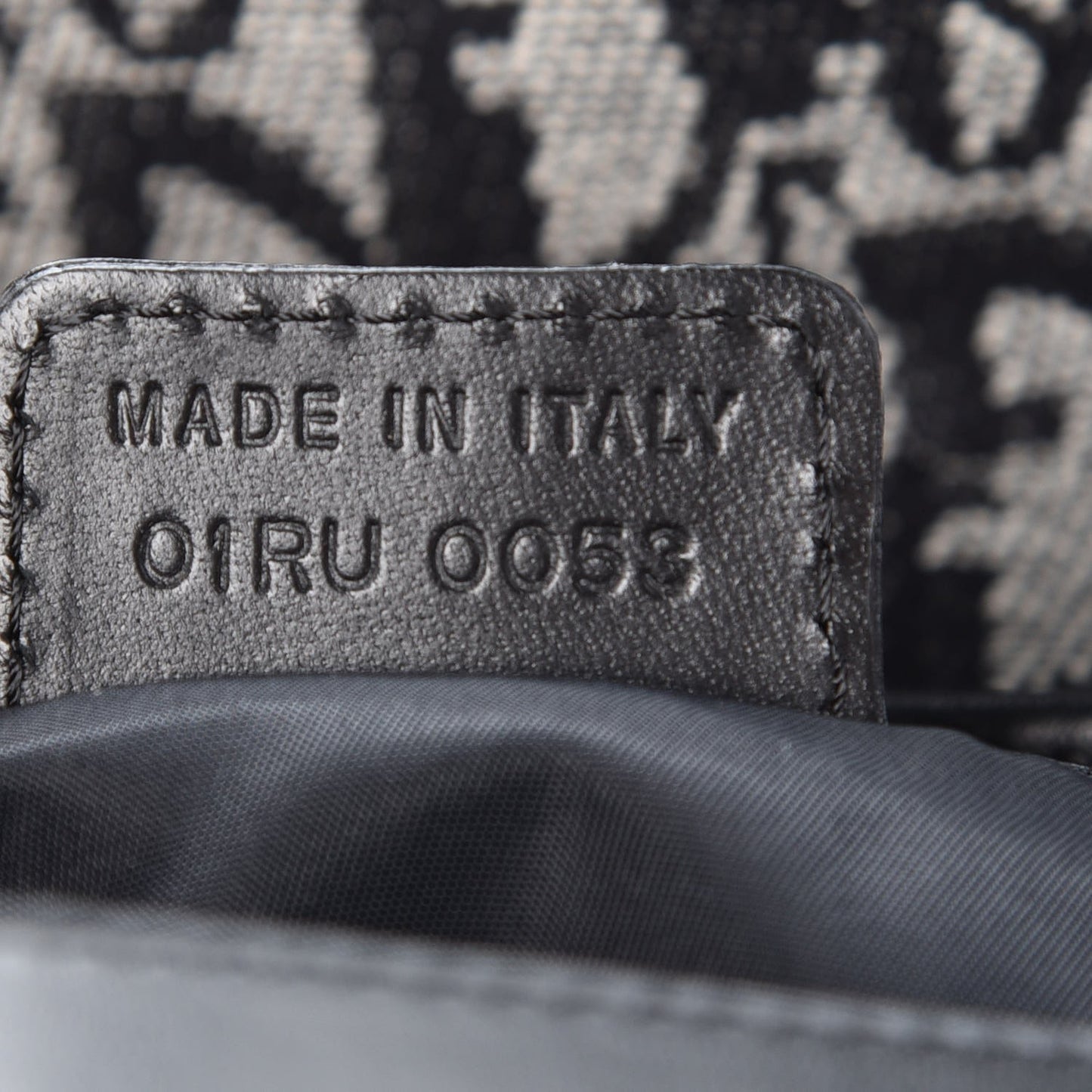 Monogram Saddle Bag Black