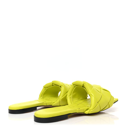 Bottega Veneta Nappa Maxi Intrecciato Lido Flat Sandals 41 Kiwi 4 of 7