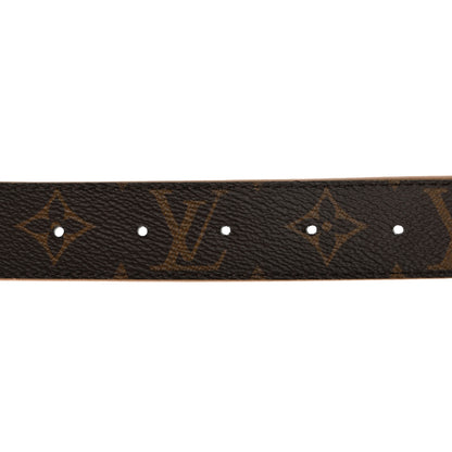 Louis Vuitton Monogram Calfskin 30mm LV Initiales Reversible Belt 80 32 Arizona 3 of 6
