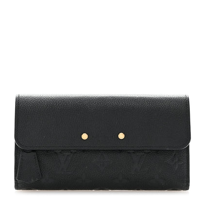 Louis Vuitton Empreinte Pont-Neuf Wallet Black 1 of 9