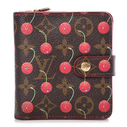 Louis Vuitton Monogram Cerises Compact Zippe Wallet 1 of 10