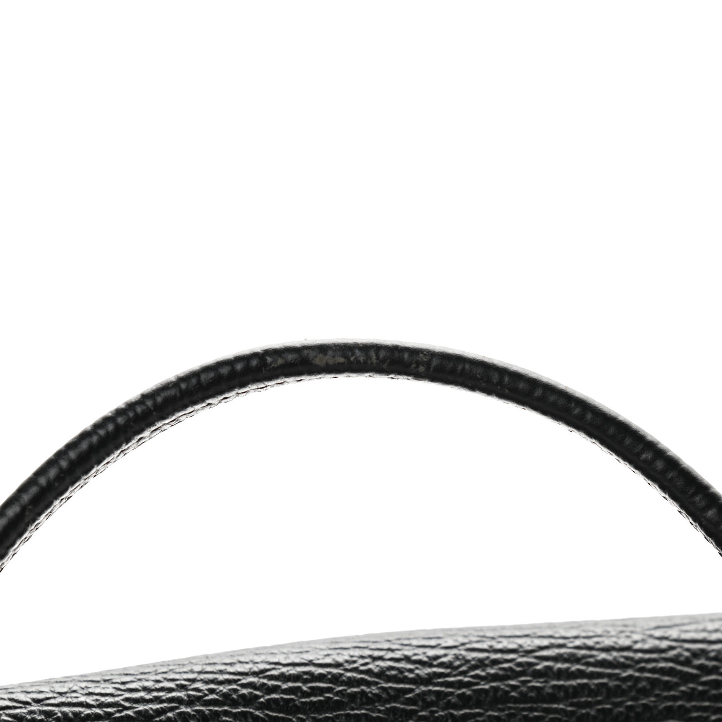 Textured Calfskin Large Pashli Satchel Black