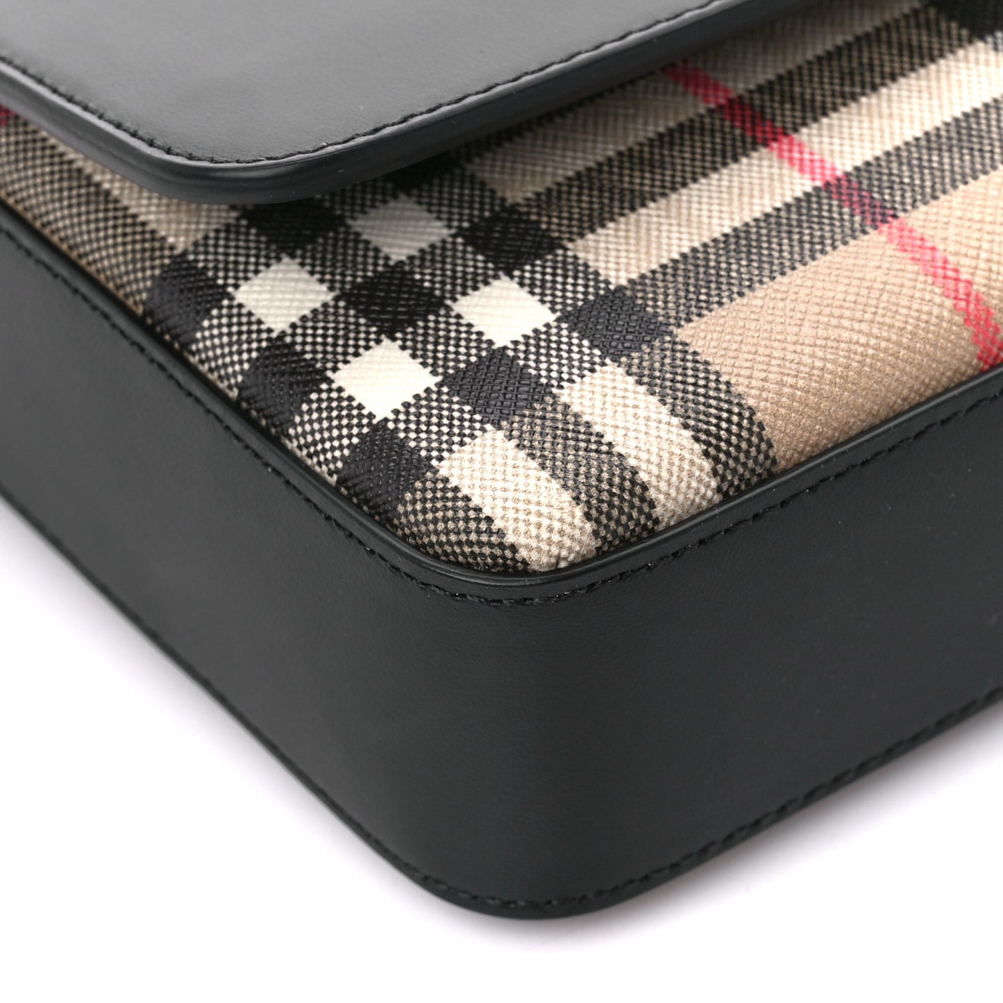 Calfskin Vintage Check New Hampshire Bag Black