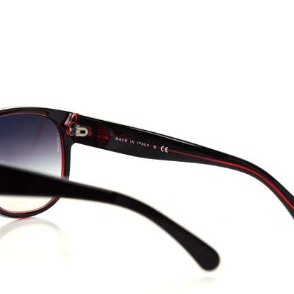 Chanel CC Logo Sunglasses 5182 Red 6 of 7