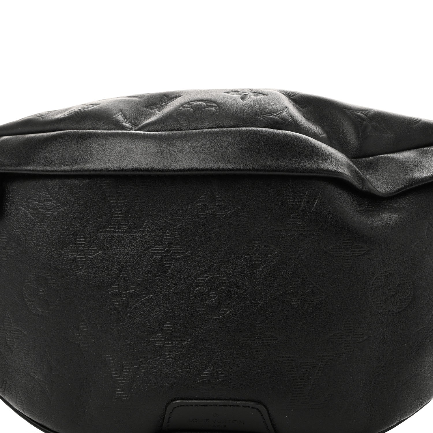 Louis Vuitton Calfskin Monogram Shadow Discovery Bumbag Black 7 of 9