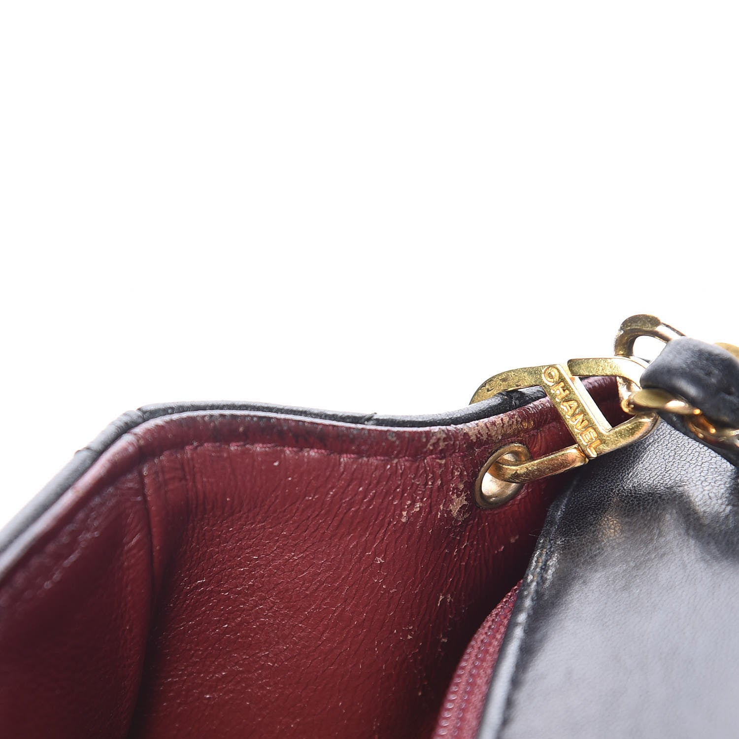 Chanel Lambskin Quilted Mini Square Flap Black 13 of 13