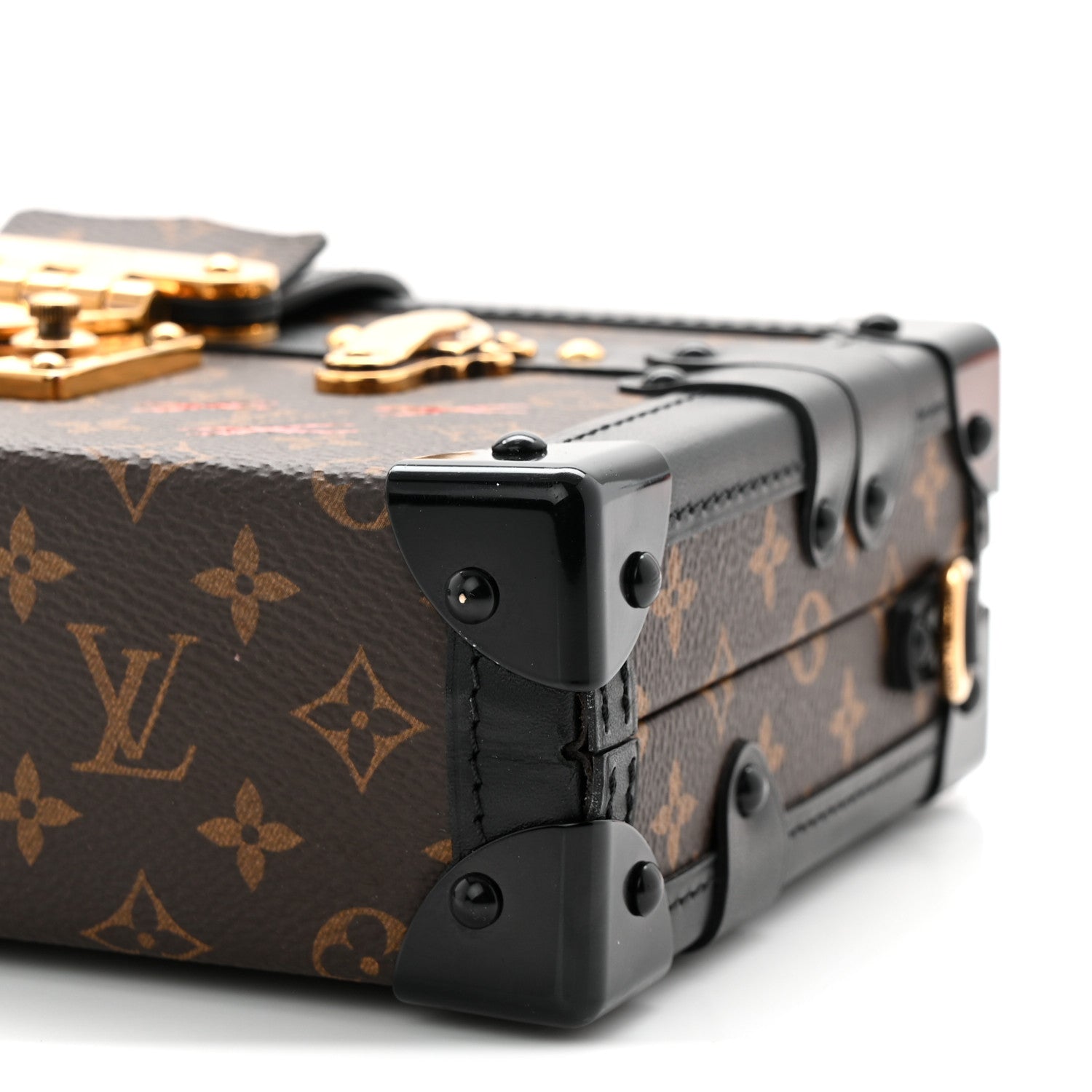 Louis Vuitton Monogram Petite Malle Black 9 of 10
