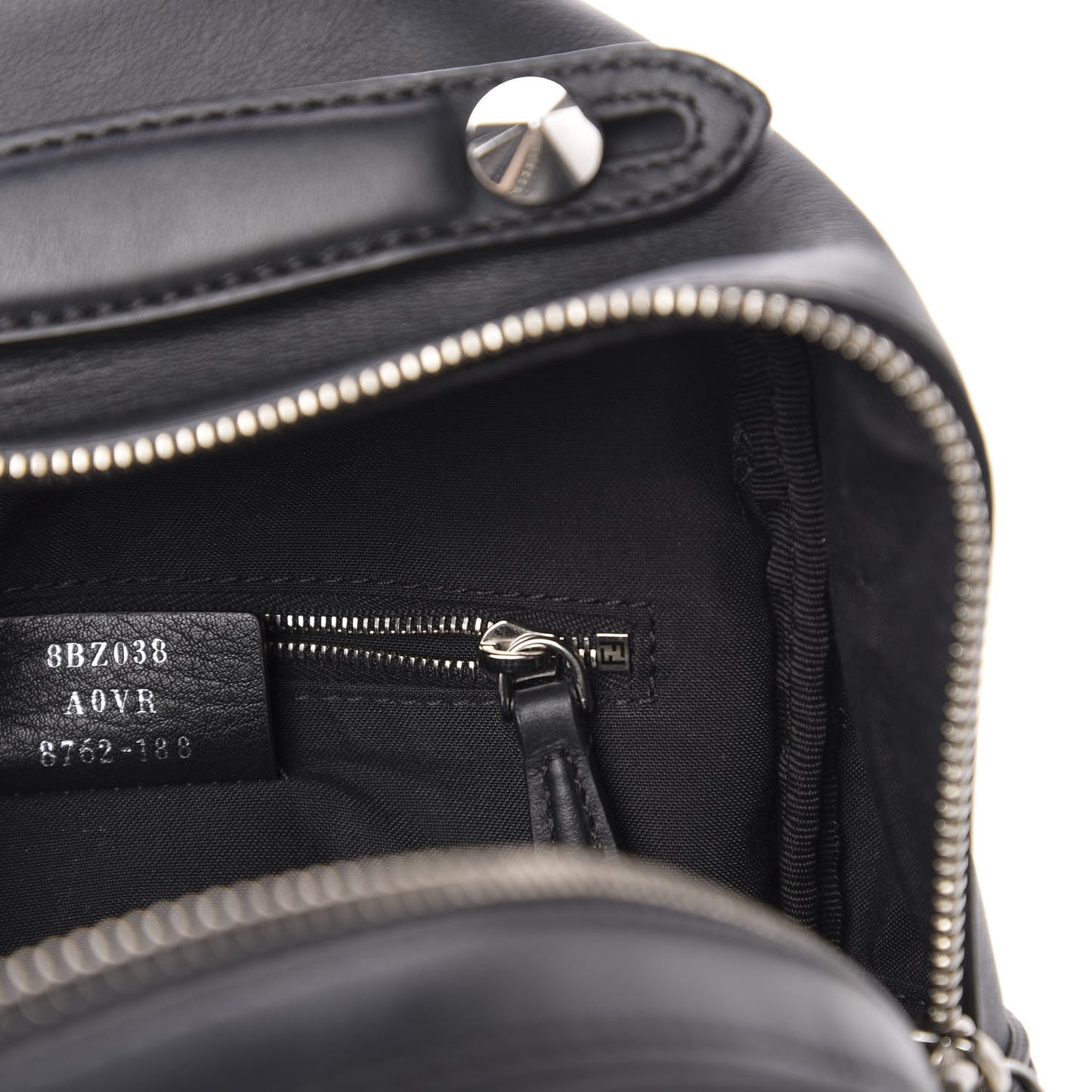 Vitello Century Fun Fair Metal Studded Mini Backpack Black Multicolor