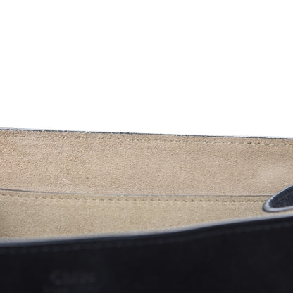 Chloe Suede Smooth Calfskin Drew Shoulder Bag Black 16 of 16