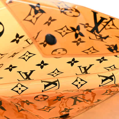 Louis Vuitton PVC Monogram Printed Envelope Pouch Orange 5 of 6