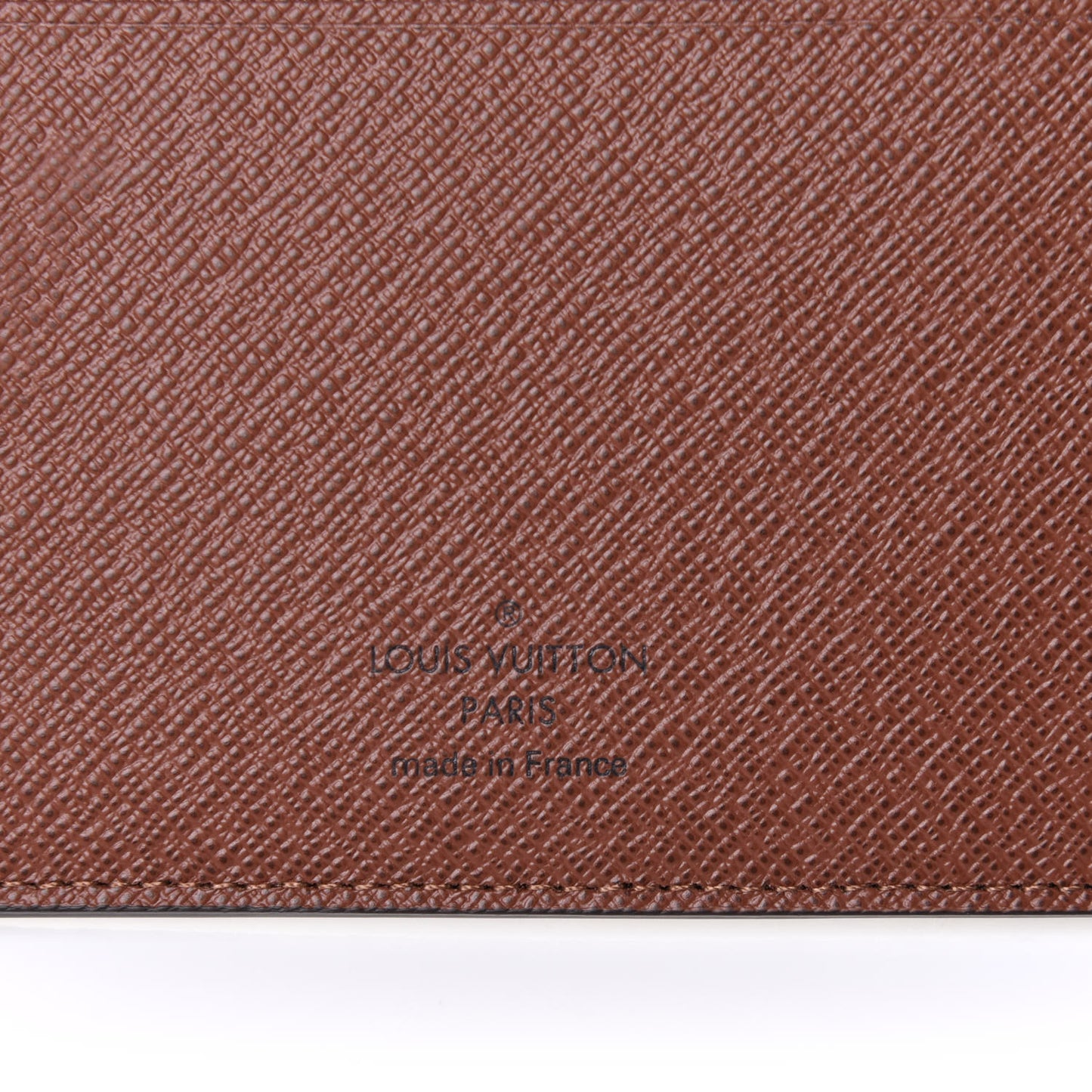 Monogram Desk Agenda Cover