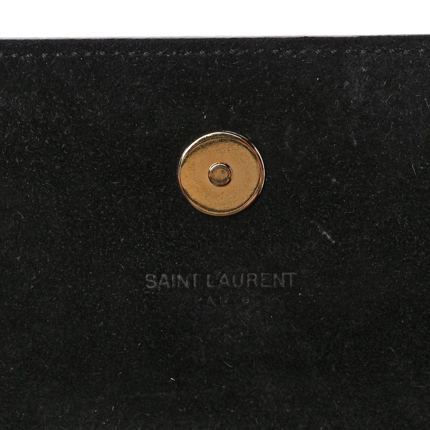 Grain De Poudre Monogram Cassandre Clutch Black