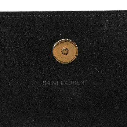 Saint Laurent Grain De Poudre Monogram Cassandre Clutch Black 7 of 9