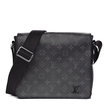Louis Vuitton Monogram Eclipse District PM Black 1 of 11
