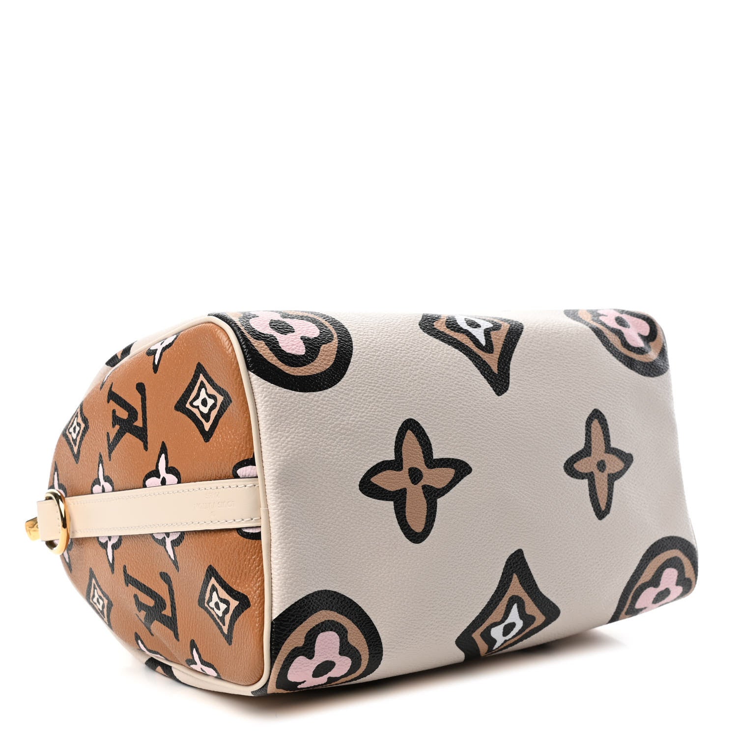 Louis Vuitton Monogram Giant Wild At Heart Speedy Bandouliere 25 Creme 3 of 4