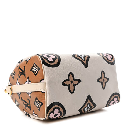 Louis Vuitton Monogram Giant Wild At Heart Speedy Bandouliere 25 Creme 3 of 4